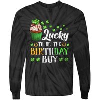 Lucky Birthday Boy Tie-Dye Long Sleeve Shirt