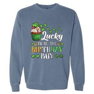 Lucky Birthday Boy Garment-Dyed Sweatshirt