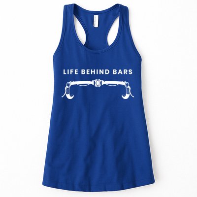 Life Behind Bars Biking Cycling Bicycle Cyclist Gift Womens Tank Top