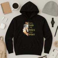 Lion Blessed By God Loved By Jesus Led Buy The Spirit Hoodie