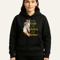 Lion Blessed By God Loved By Jesus Led Buy The Spirit Hoodie