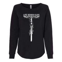 Life Behind Bars, Bicycle, Bicycling, Bike, Cycling Lovers Womens California Wash Sweatshirt