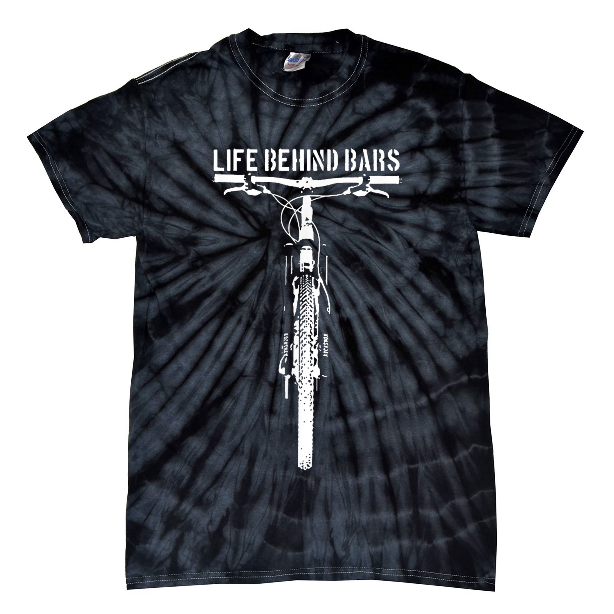 Life Behind Bars, Bicycle, Bicycling, Bike, Cycling Lovers Tie-Dye T-Shirt