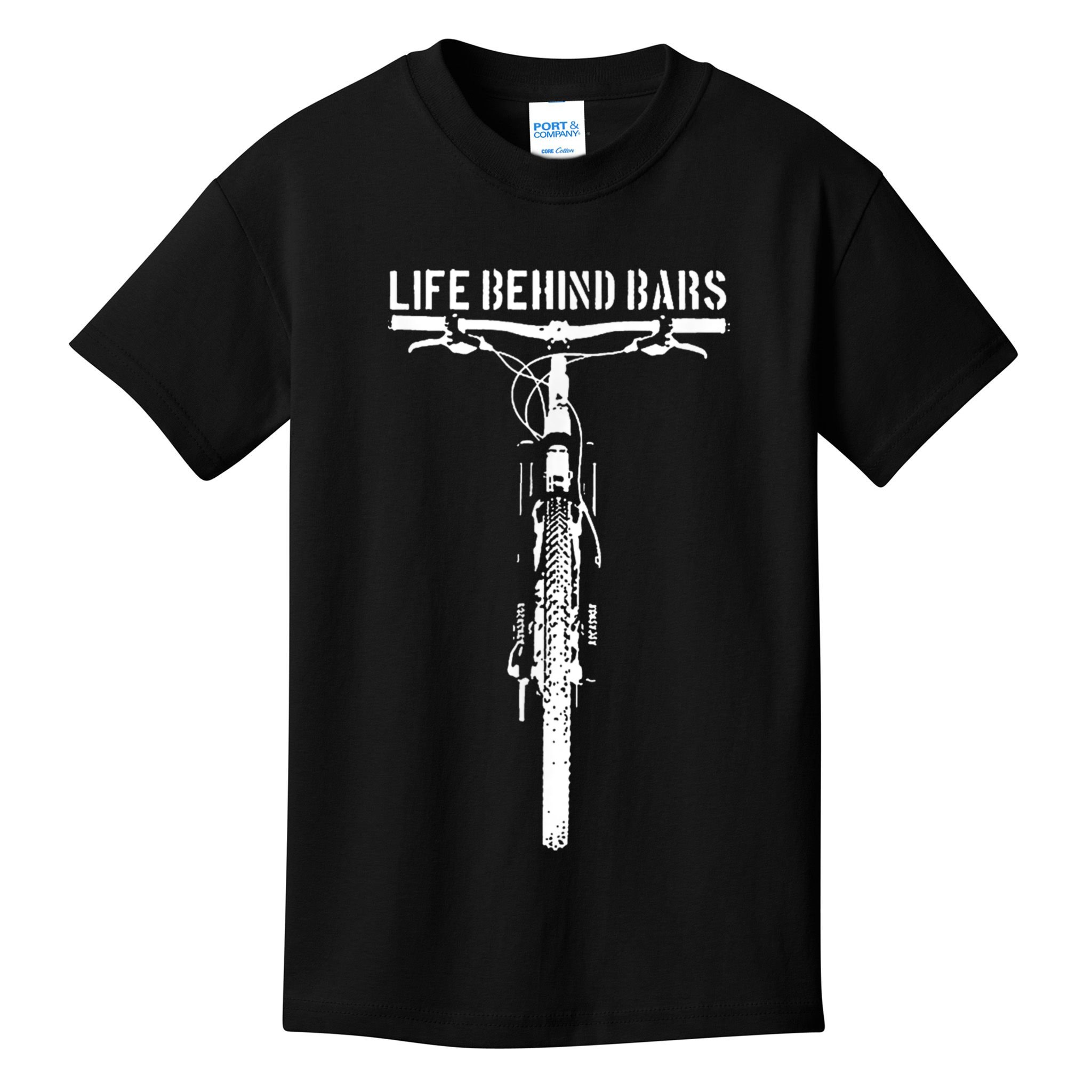 Life Behind Bars, Bicycle, Bicycling, Bike, Cycling Lovers Kids T-Shirt