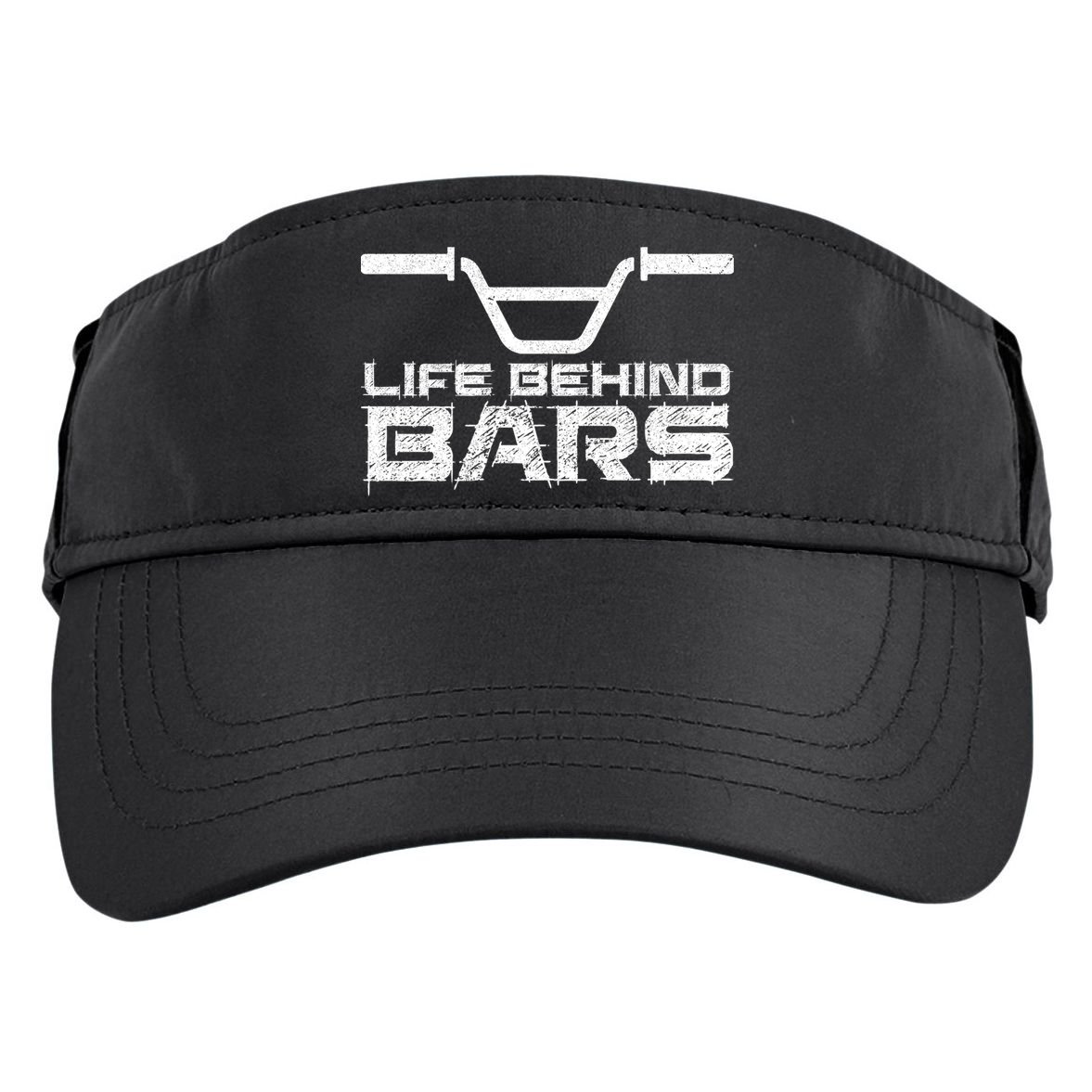 Life Behind Bars Bmx Gift Adult Drive Performance Visor