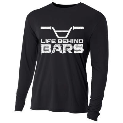 Life Behind Bars Bmx Gift Cooling Performance Long Sleeve Crew