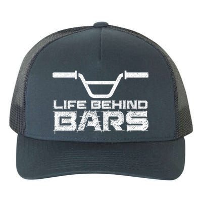 Life Behind Bars Bmx Gift Yupoong Adult 5-Panel Trucker Hat