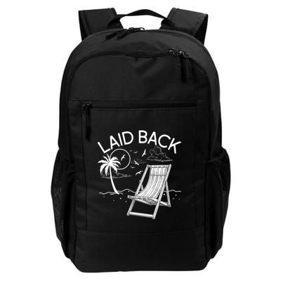 Laid Back Beach Vacation Time Backpack