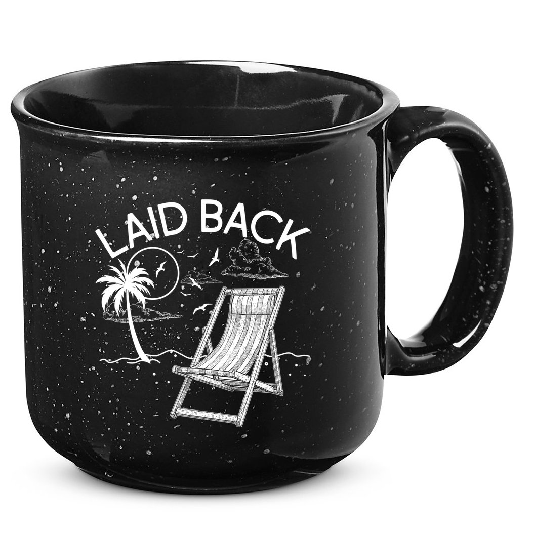Laid Back Beach Vacation Time 15oz Campfire Ceramic Mug