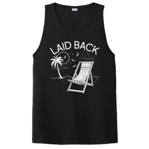 Laid Back Beach Vacation Time PosiCharge Competitor Tank