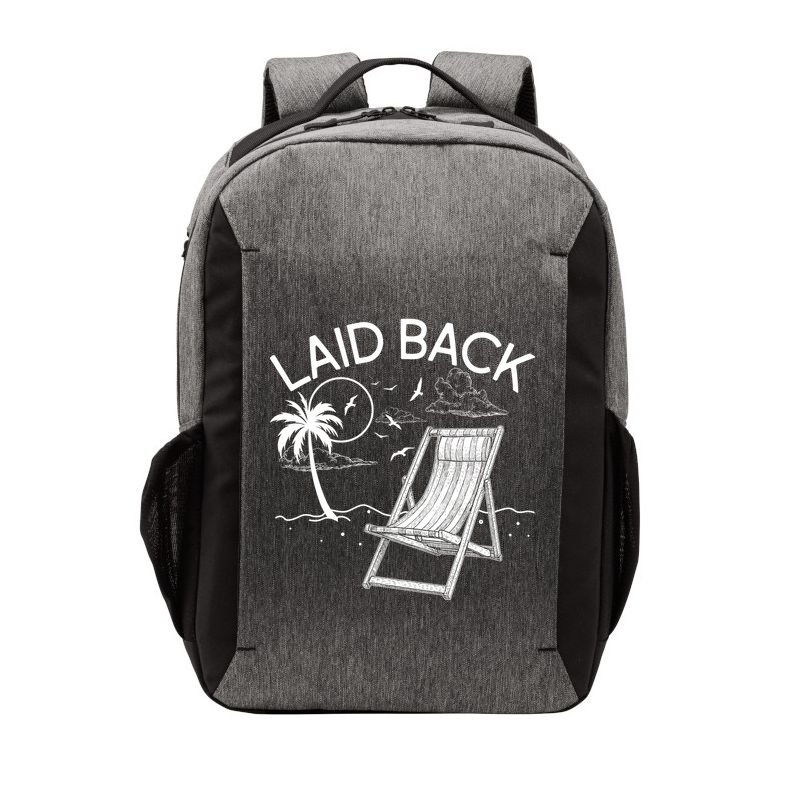 Laid Back Beach Vacation Time Vector Backpack