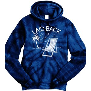 Laid Back Beach Vacation Time Tie Dye Hoodie