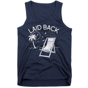 Laid Back Beach Vacation Time Tank Top