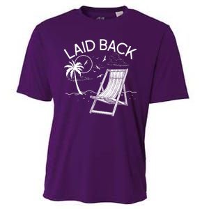 Laid Back Beach Vacation Time Cooling Performance Crew T-Shirt