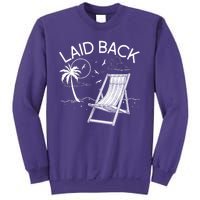 Laid Back Beach Vacation Time Sweatshirt