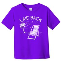 Laid Back Beach Vacation Time Toddler T-Shirt