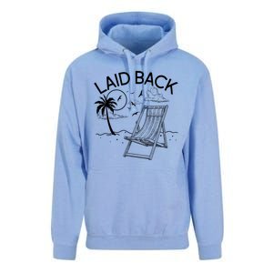 Laid Back Beach Vacation Time Unisex Surf Hoodie