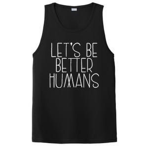 Lets Be Better Humans Kids Unity Day Orange Anti Bullying PosiCharge Competitor Tank