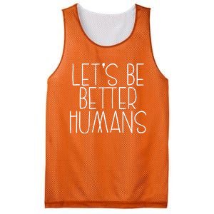 Lets Be Better Humans Kids Unity Day Orange Anti Bullying Mesh Reversible Basketball Jersey Tank