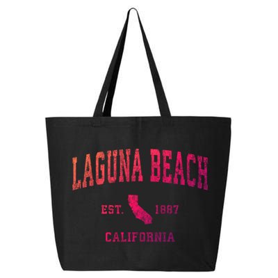 Laguna Beach California Ca Vintage Athletic Sports Design Funny Gift 25L Jumbo Tote