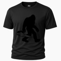 Lumberjack Bigfoot Chainsaw Sasquatch Logger Funny Performance Shirt