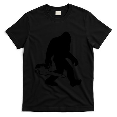 Lumberjack Bigfoot Chainsaw Sasquatch Logger Funny T-Shirt