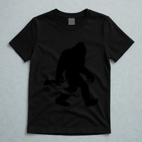 Lumberjack Bigfoot Chainsaw Sasquatch Logger Funny T-Shirt