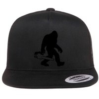Lumberjack Bigfoot Chainsaw Sasquatch Logger Funny Flatbill Hat