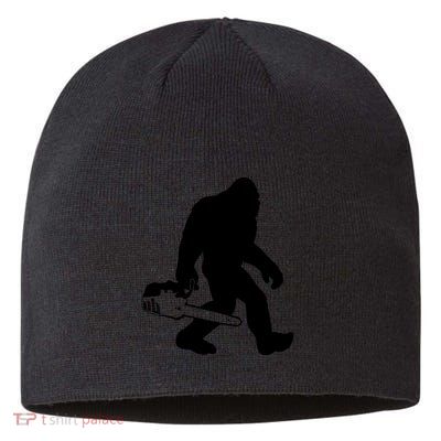 Lumberjack Bigfoot Chainsaw Sasquatch Logger Funny Sustainable Beanie
