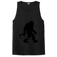Lumberjack Bigfoot Chainsaw Sasquatch Logger Funny PosiCharge Competitor Tank