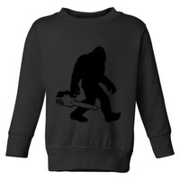 Lumberjack Bigfoot Chainsaw Sasquatch Logger Funny Toddler Sweatshirt
