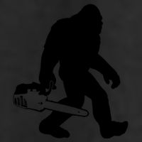 Lumberjack Bigfoot Chainsaw Sasquatch Logger Funny Microfiber Hand Towel
