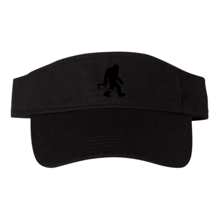 Lumberjack Bigfoot Chainsaw Sasquatch Logger Funny Visor