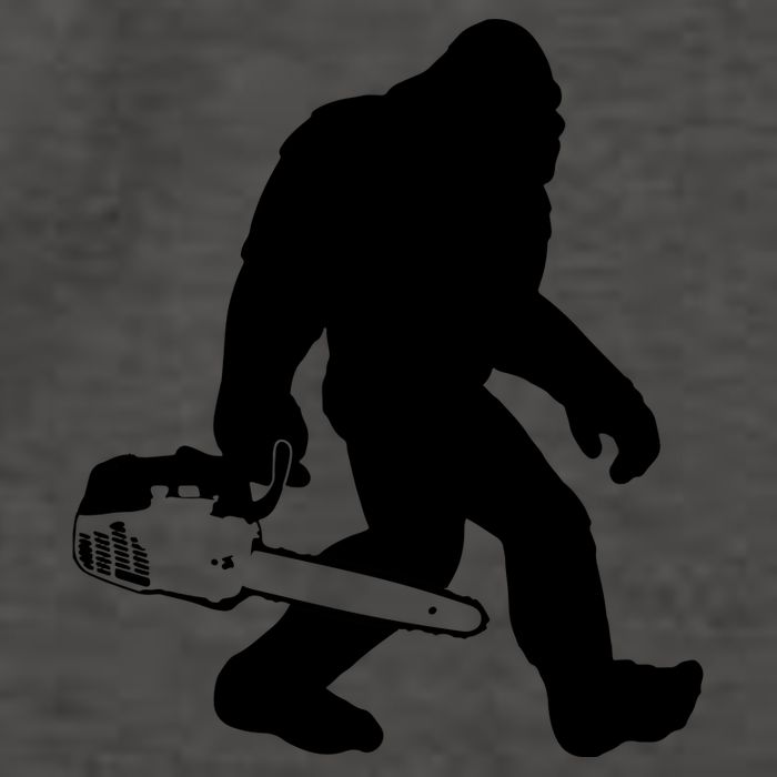 Lumberjack Bigfoot Chainsaw Sasquatch Logger Funny Vector Backpack