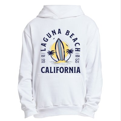 Laguna Beach California Surf Summer Vacation Vintage Urban Pullover Hoodie