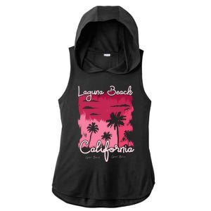 Laguna Beach California Ladies PosiCharge Tri-Blend Wicking Draft Hoodie Tank