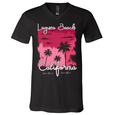 Laguna Beach California V-Neck T-Shirt