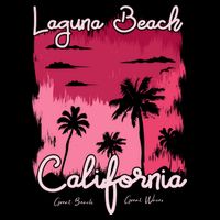 Laguna Beach California Drawstring Bag