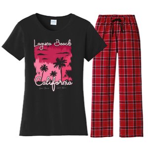 Laguna Beach California Women's Flannel Pajama Set