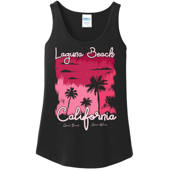 Laguna Beach California Ladies Essential Tank