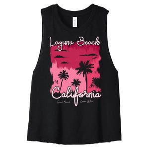 Laguna Beach California Women's Racerback Cropped Tank