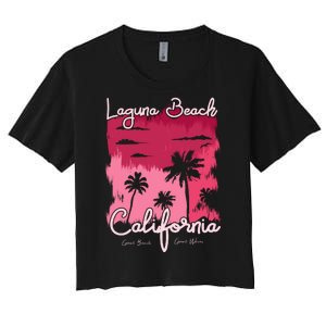 Laguna Beach California Women's Crop Top Tee