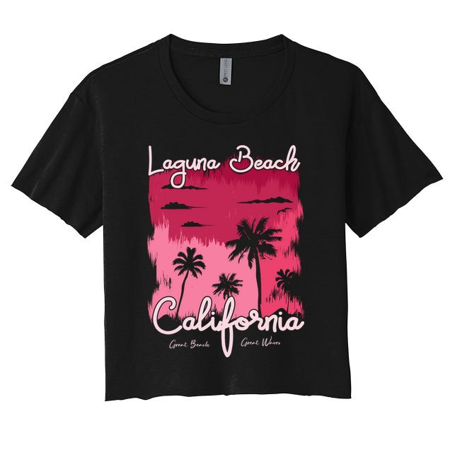 Laguna Beach California Crop Top