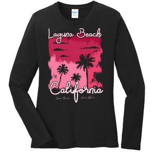 Laguna Beach California Ladies Long Sleeve Shirt