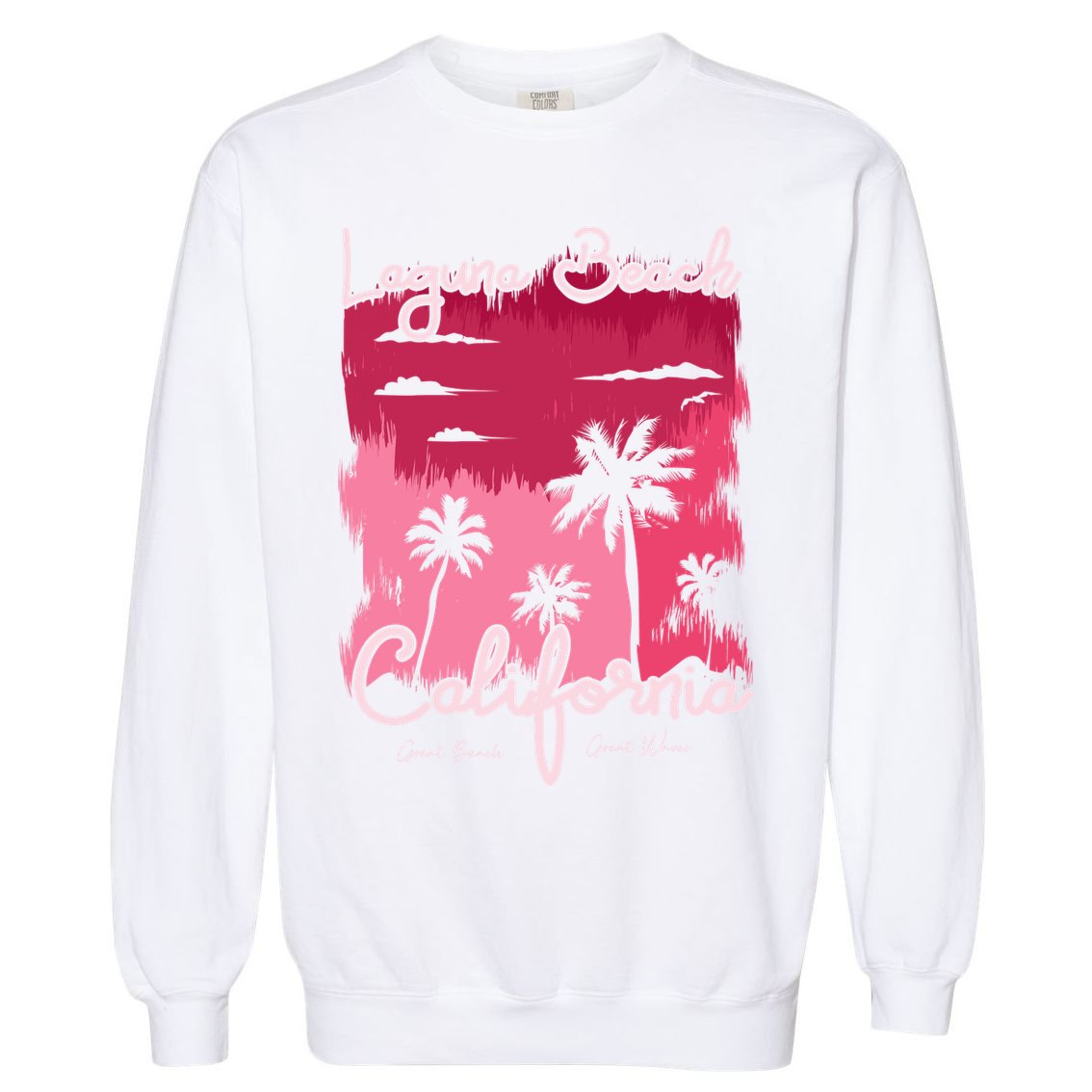 Laguna Beach California Garment-Dyed Sweatshirt