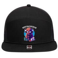 Lucky Buffalo Casino Slot Machine Buffalooooo Gambling 7 Panel Mesh Trucker Snapback Hat