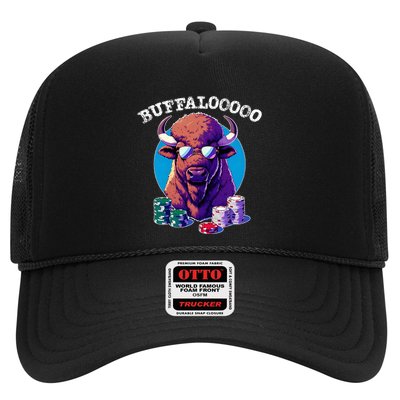 Lucky Buffalo Casino Slot Machine Buffalooooo Gambling Trucker Hat