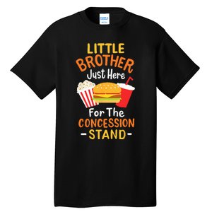 Little Brother Concession Stand Softball Baseball Snacks Tall T-Shirt