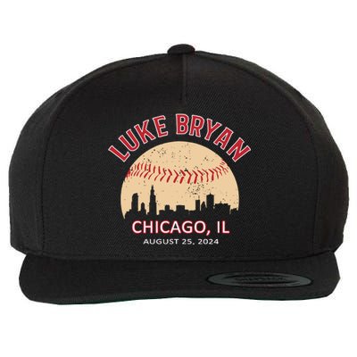 L.U.K.E B.R.Y.A.N Chicago Il August 25 2024 Wool Snapback Cap