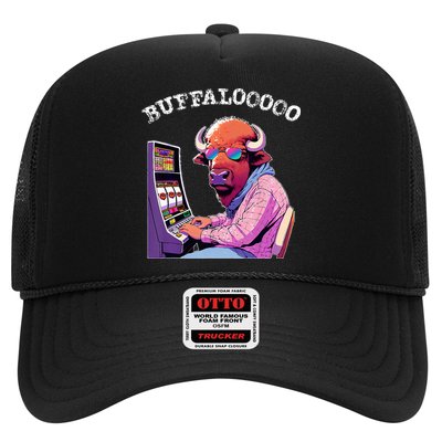 Lucky Buffalo Casino Slot Machine Buffalooooo Gambling Trucker Hat
